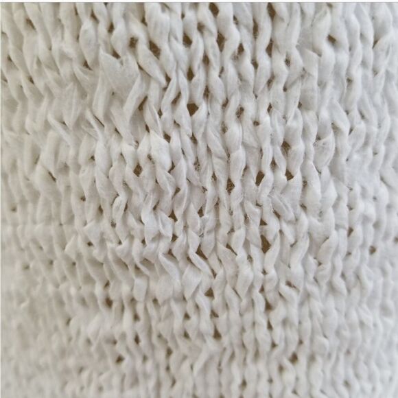 Theory - Meenaly Sleeveless Loose Knit Sweater in Ivory Size Medium - Picture 7 of 13